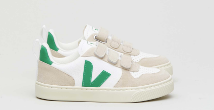 Small V10 Velcro -Suede Emeraude