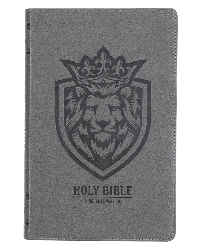 Christian Art Gifts KJV Bible - Grey - The Itsy Bitsy Boutique