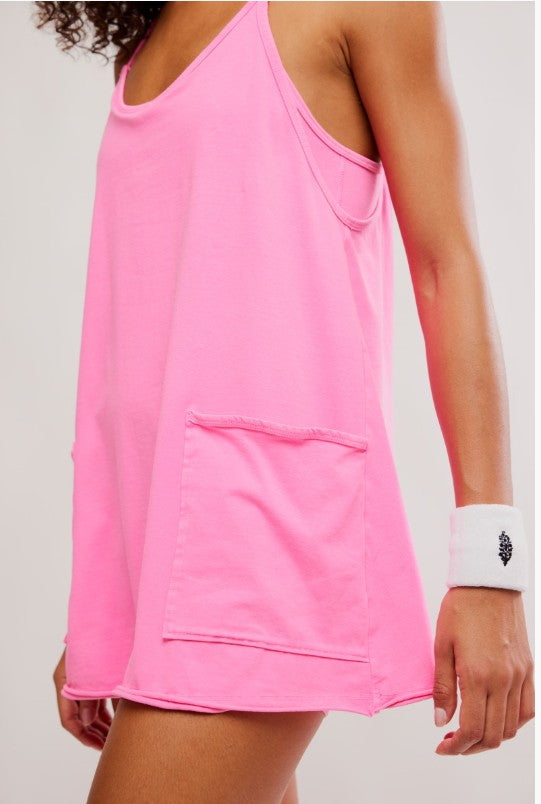free people hot shot mini dress hot pink Movement / XS COMPETITOOR-P26