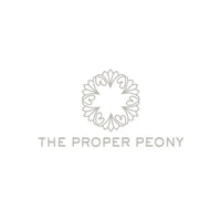 The Proper Peony logo