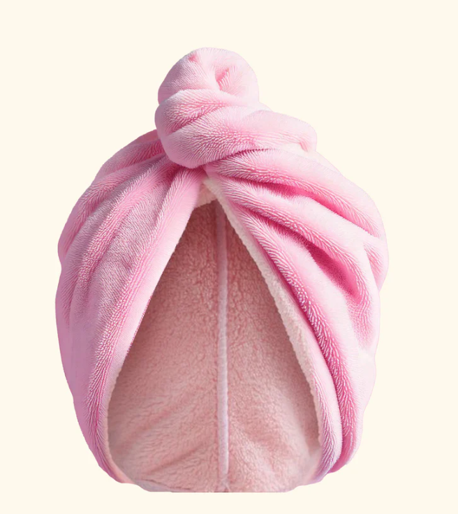 Musee Pink Towel Hair Wrap - The Itsy Bitsy Boutique