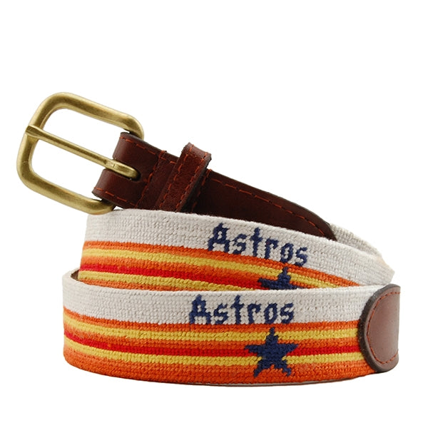 Smathers and Branson - Needlepoint Belt Astros - The Isty Bitsy Boutique - Houston Texas