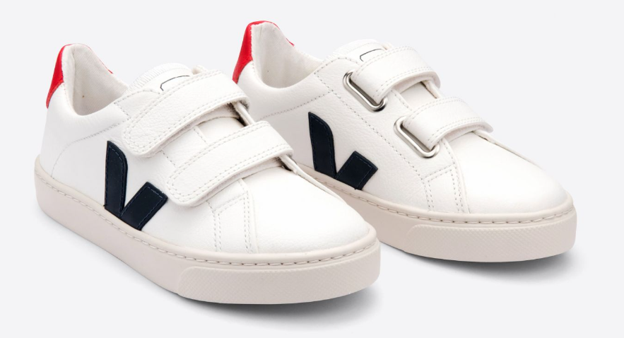 Esplar suede sneakers in green - Veja Kids