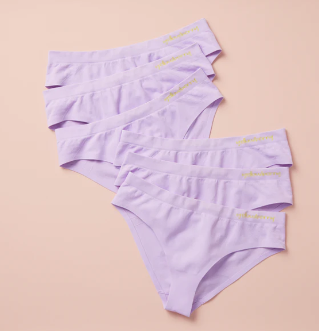 Purple Seamless Bikini Underwear